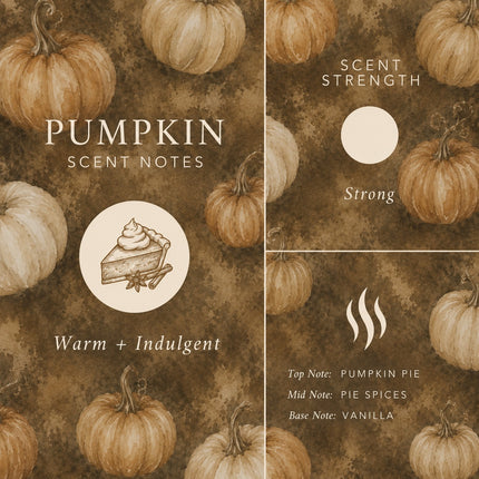 AURATAE Premium Collection Soy Candle, Pumpkin