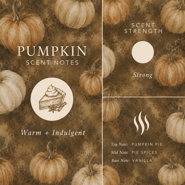 AURATAE Premium Collection Soy Candle, Pumpkin