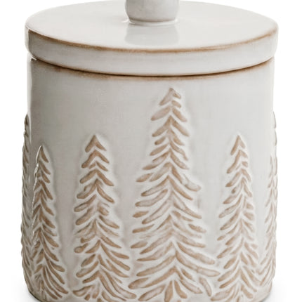 Stoneware Lidded Jar