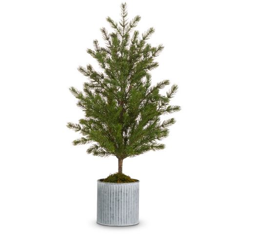 Faux Potted Tree, 3'