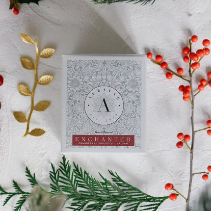 AURATAE Premium Winter Collection Soy Candle, Enchanted