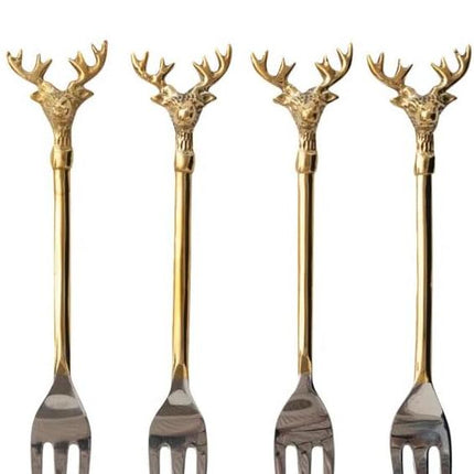 Reindeer Appetizer Fork, Individual