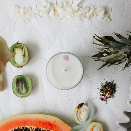 AURATAE Soy Candle, Guava Blush