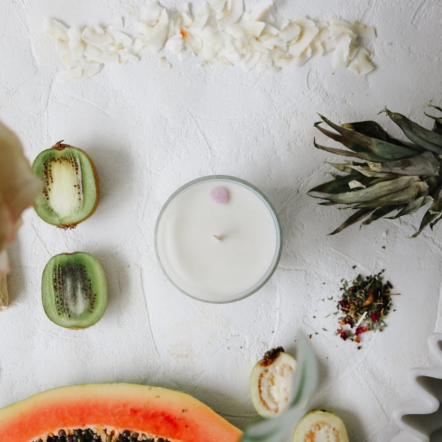 AURATAE Soy Candle, Guava Blush
