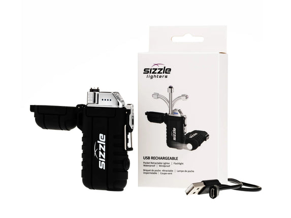 SIZZLE LIGHTERS Versa Rechargeable USB Lighter