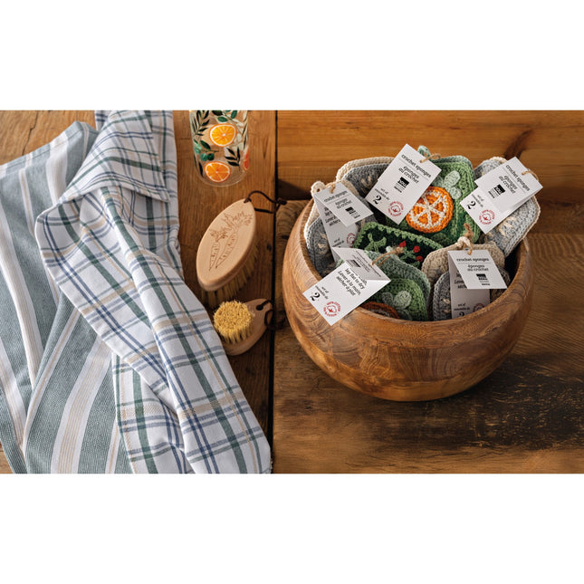 Terrace Recycled Cotton Dishtowels, Set of 2