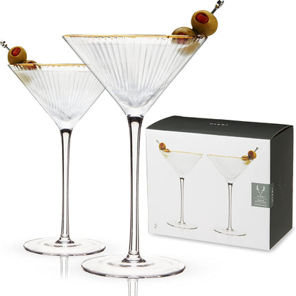 Meridian Martini Glasses, Set of 2