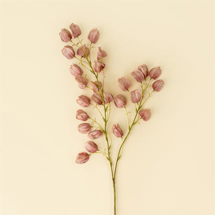 Pink Lantern Flower Stem, 34"