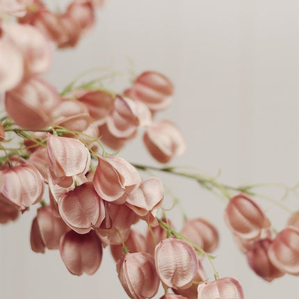 Pink Lantern Flower Stem, 34"