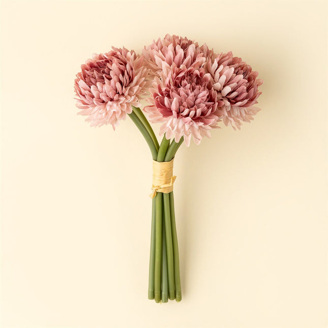 Short Pink Chrysanthemum Bouquet