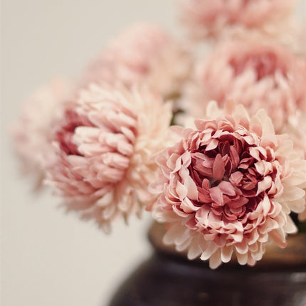 Short Pink Chrysanthemum Bouquet