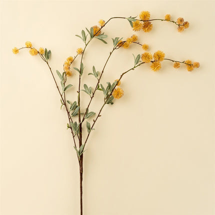 Golden Globe Flower Spray, 36"