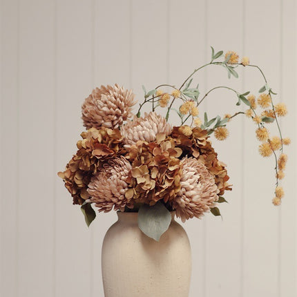 Golden Globe Flower Spray, 36"