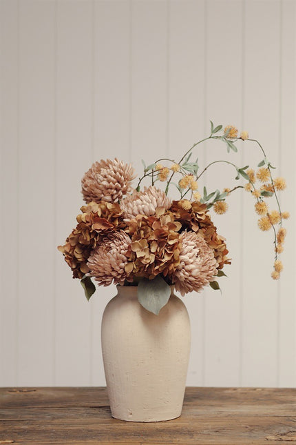 Golden Globe Flower Spray, 36"