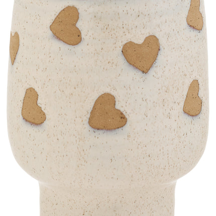 Stoneware Heart Planter