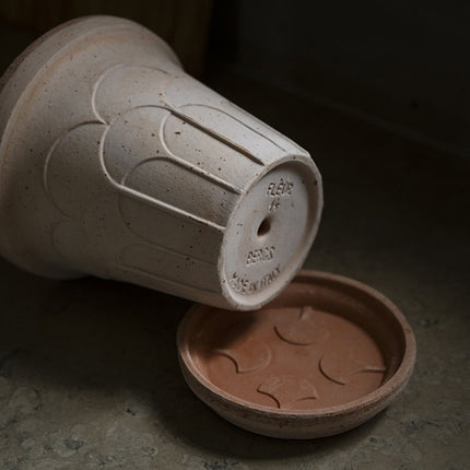 BERGS POTTER Fleur Clay Pots w/Tray
