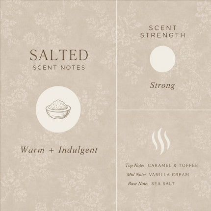 AURATAE Premium Collection Soy Candle, Salted Caramel