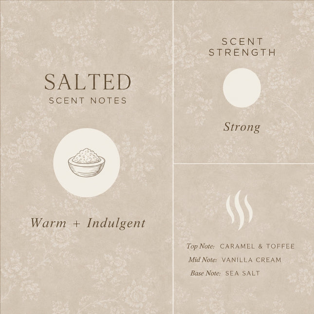 AURATAE Premium Collection Soy Candle, Salted Caramel
