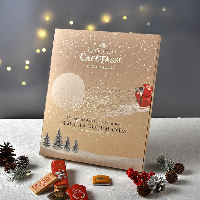 CAFE TASSE Belgian Chocolate Advent Calendar