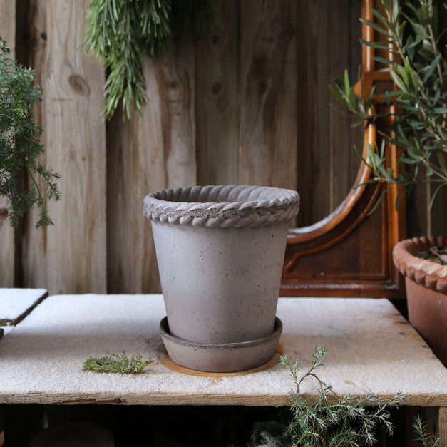 BERGS POTTER Emilia Clay Pots w/Tray