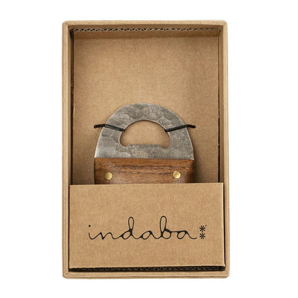 Acacia and Hammered Metal Bottle Opener