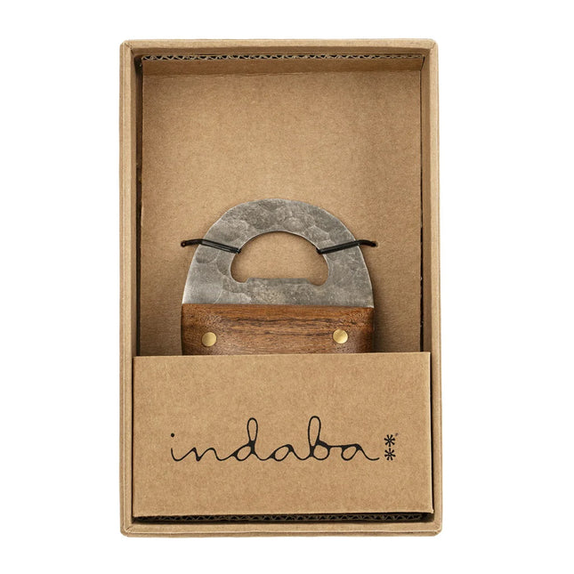 Acacia and Hammered Metal Bottle Opener