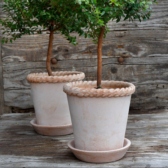 BERGS POTTER Emilia Clay Pots w/Tray