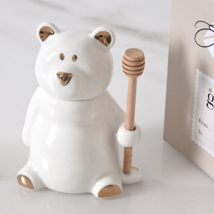 Porcelain Honey Bear in Box