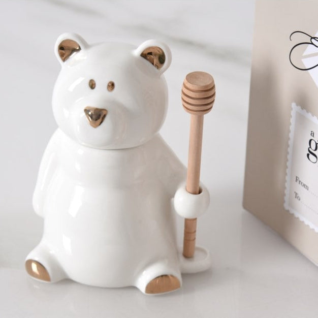 Porcelain Honey Bear in Box