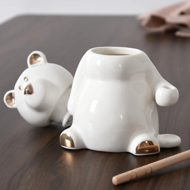 Porcelain Honey Bear in Box