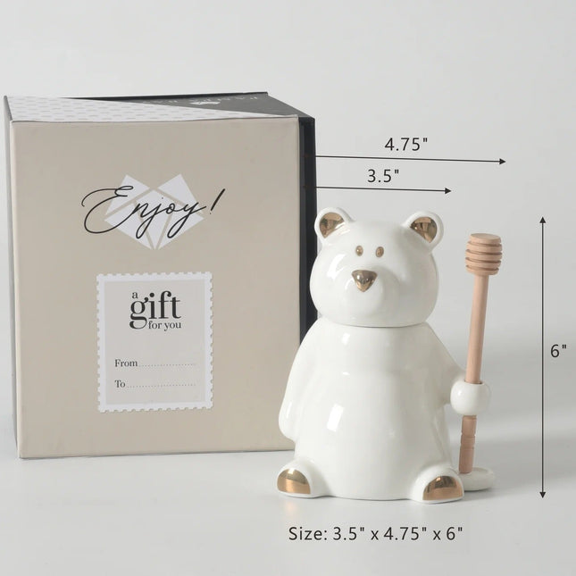 Porcelain Honey Bear in Box