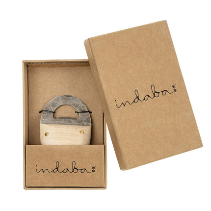 Beechwood and Hammered Metal Bottle Opener