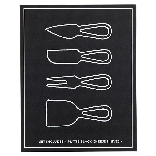 Charcuterie Knife Set, Matte Black