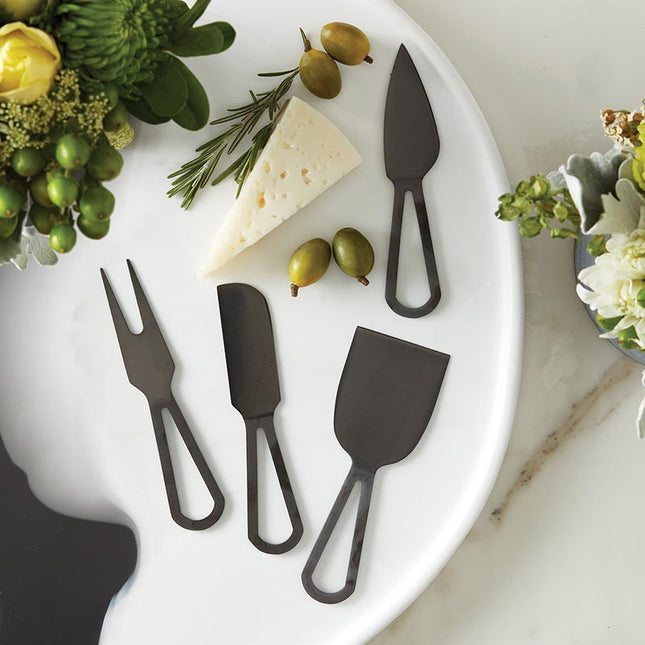 Charcuterie Knife Set, Matte Black
