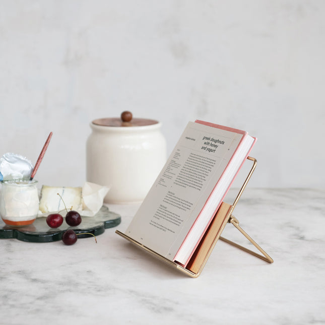 Gold Metal Book Stand