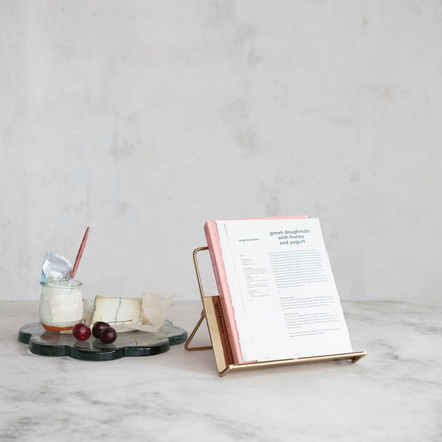 Gold Metal Book Stand