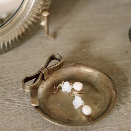 Iron Bow Catchall Boal w/Gold Finish
