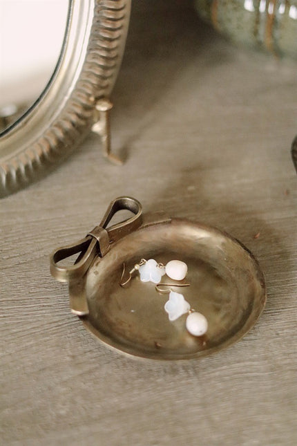 Iron Bow Catchall Bowl w/Gold Finish