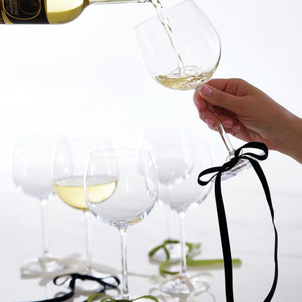 Velvet Bow Wine Glass Charms