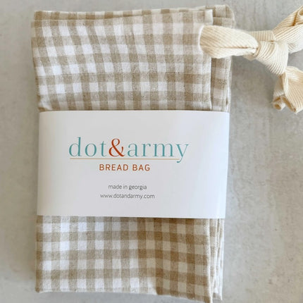Linen and Cotton Blend Bread Bags