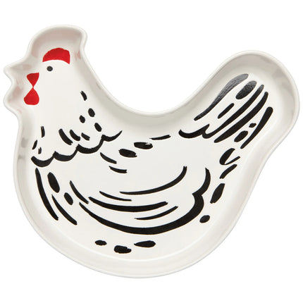 Ceramic Chicken Tray