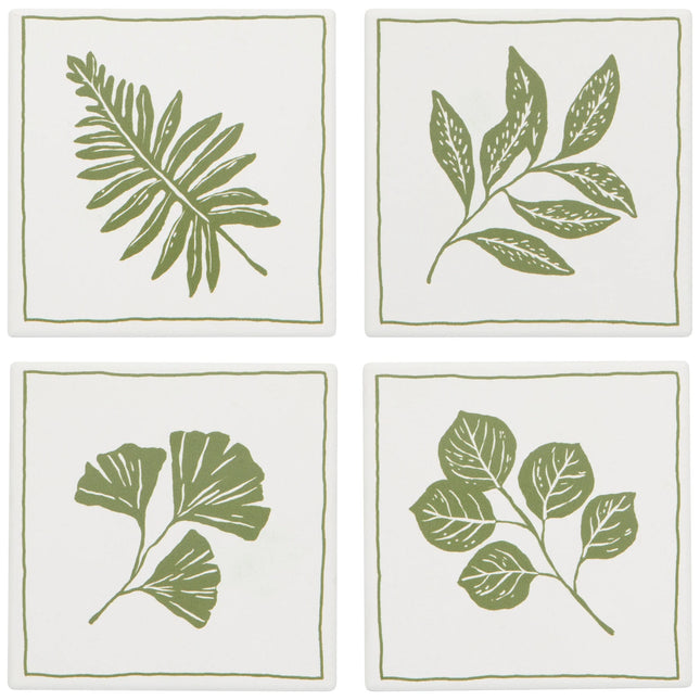 Soak-Up Coasters, Fern & Frond