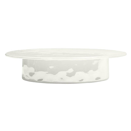 Luster Cream Pedestal Cake Stand