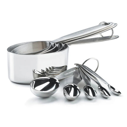 CUISIPRO Stainless Measuring Cups & Spoon Set