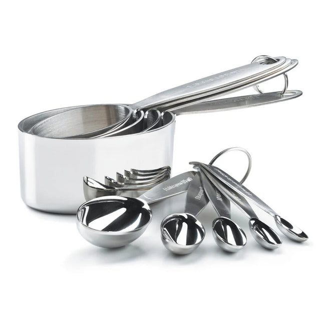 CUISIPRO Stainless Measuring Cups & Spoon Set