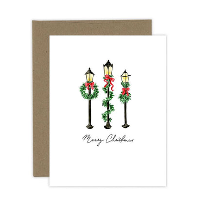 ALMEIDA ILLUSTRATIONS Christmas Lamp Post