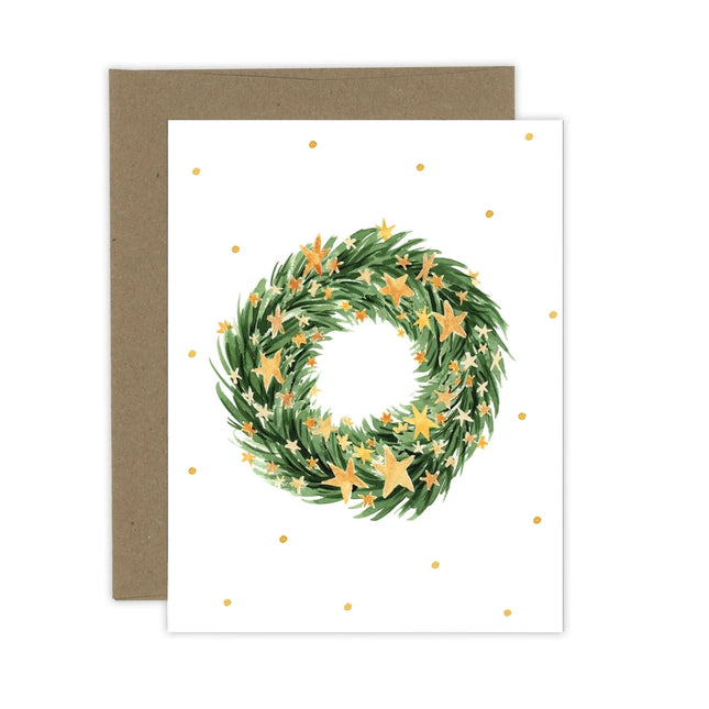 ALMEIDA ILLUSTRATIONS Christmas Star Wreath