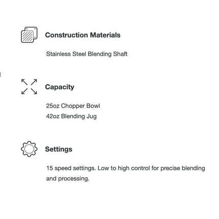 BREVILLE The Control Grip Immersion Blender