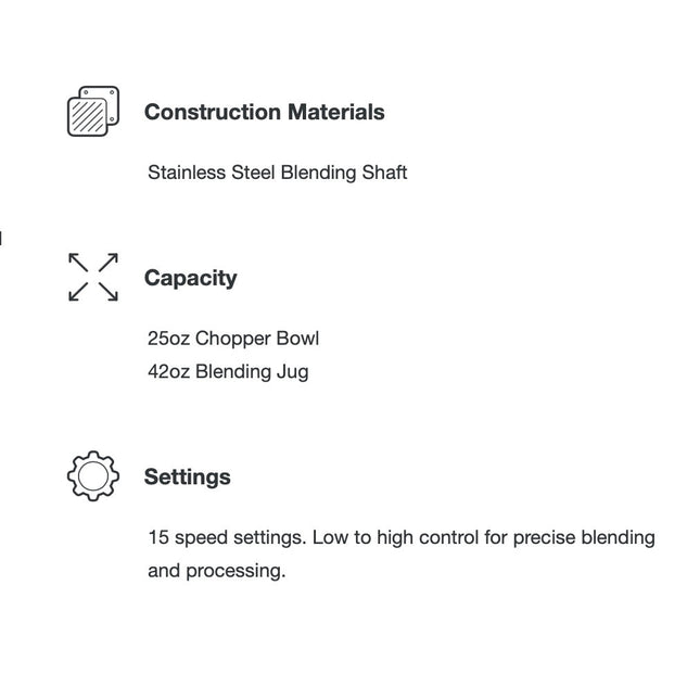 BREVILLE The Control Grip Immersion Blender