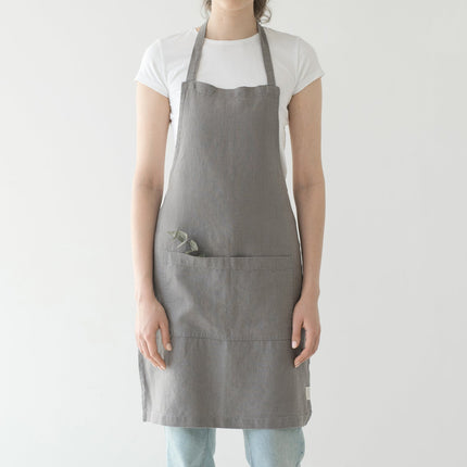 Linen Daily Apron, Ash